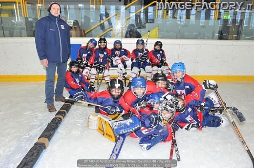 2011-03-20 Aosta 2730 Hockey Milano Rossoblu U10 - Squadra